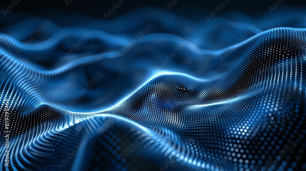 Poster Abstract background generated by a computer. Futuristic shape