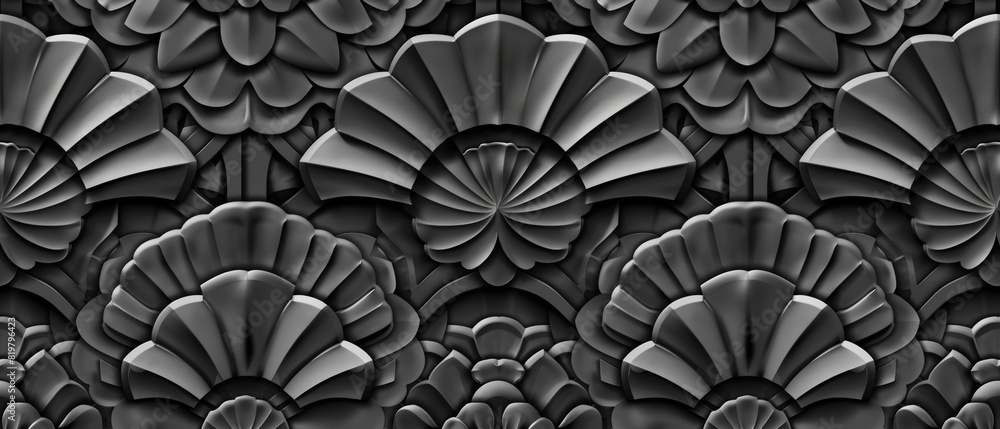 Poster seamless japanese pattern made up of stitch moderns and backgrounds.