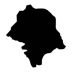 Voh commune map, administrative division of New Caledonia. Vector illustration.