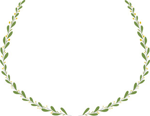 Hand drawn floral frames with flowers. Wreath. Elegant logo template. Vector illustration for labels, branding business identity, wedding invitation