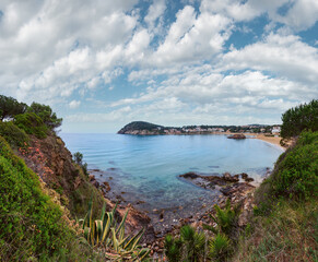 Summer La Fosca beach, Palamos, Spain.