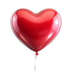 heart balloon on transparent background
