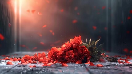 Documentary photography capturing dark floral surrealism