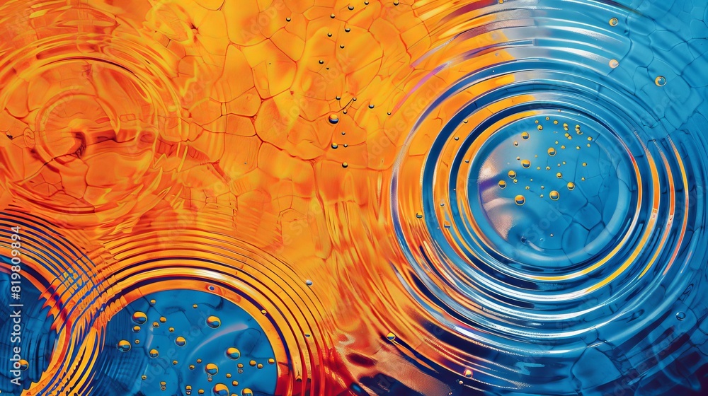 Canvas Prints macro photograph of a rippling water surface, capturing the reflections and fluid motion. concept of