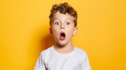 Boy with a Surprised Expression