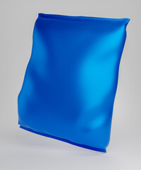 Blank metal surface sack with your brand's unique logo or design Perfect for your next advertising campaign. 3D render.