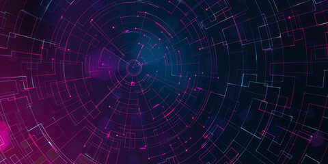 Obraz premium Digital background, technology, circuit