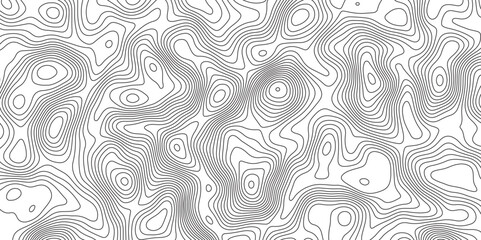 Topographic contour map. Vector cartography illustration. Map in Contour Line Light topographic topo contour. Illustrations of maps Abstract Geometric