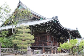 Hondo Hall of Seiryo-ji Temple in Kyoto, Japan
