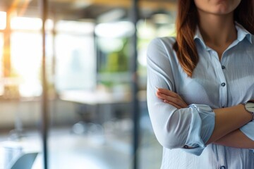 Fototapeta premium plus-size business coach who teaches leadership skills. Generative AI. Beautiful simple AI generated image in 4K, unique.