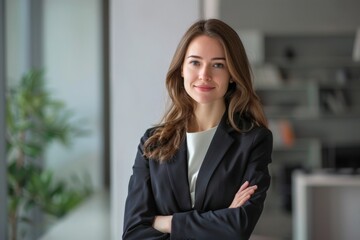 plus-size business coach who teaches leadership skills. Generative AI. Beautiful simple AI generated image in 4K, unique.