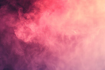 Ethereal pink and purple nebula background