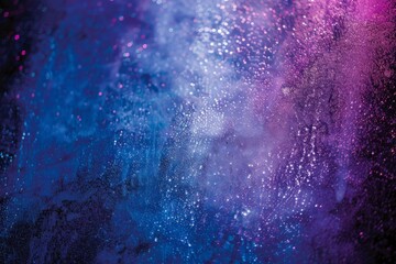 Dark abstract background with UV neon glow, blurred light lines, waves. Blue-pink neon light. Beautiful simple AI generated image in 4K, unique.