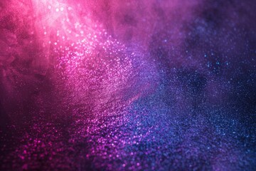 Fototapeta premium Dark abstract background with UV neon glow, blurred light lines, waves. Blue-pink neon light. Beautiful simple AI generated image in 4K, unique.