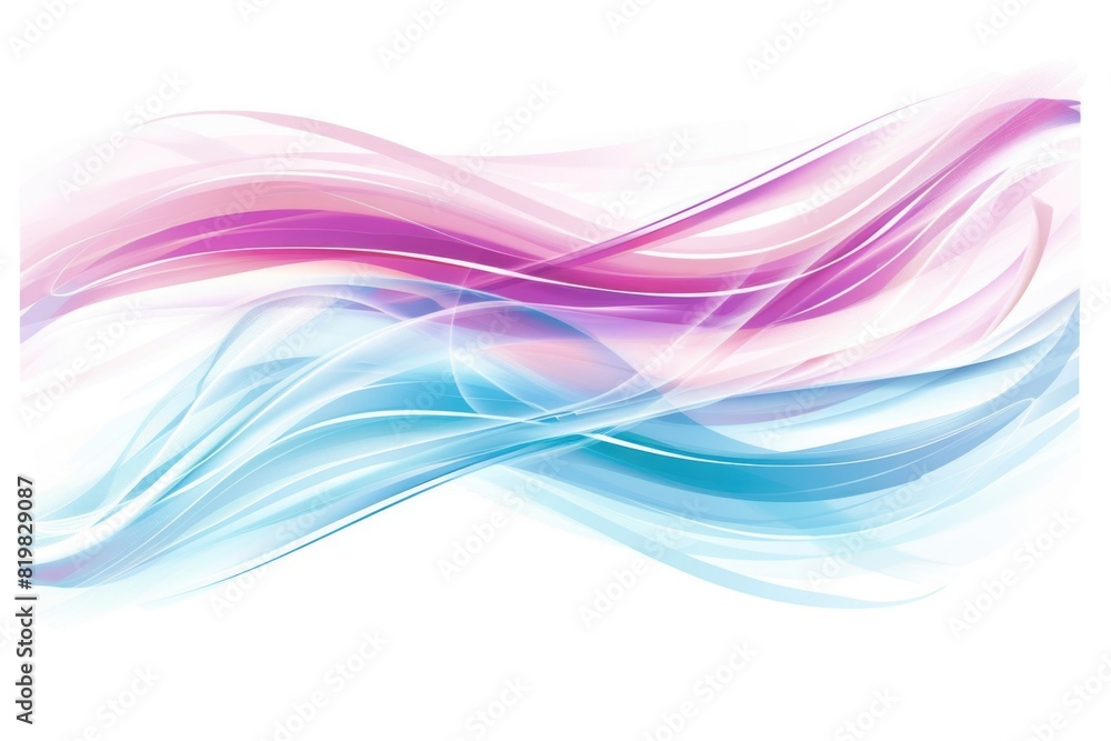Poster A simple and colorful wave design perfect for various projects