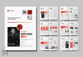White Paper Layout Design Template