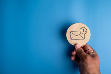 Email Checking and Protection Security from Spam. Security protection notification on internet letter security protect, junk and trash mail and compromised information.