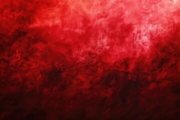 Vibrant red and black painting on red background. Great for modern art concepts