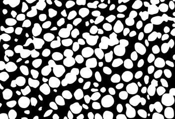 White balls on a black background, texture monochrome circles, Expressive Shapes and Dots, 
small form pellets are placed quaint 
