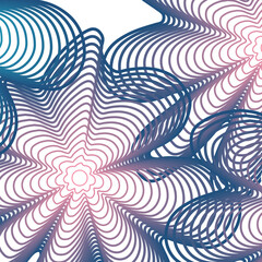 Flowing wave lines pattern 3D curve halftone. Vector in concept of technology, science. 
Abstract blue color wave, Abstract square background with lines. 
Vector abstract light lines wavy flowing dyna