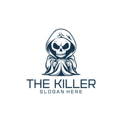 Killer devil logo vector illustration