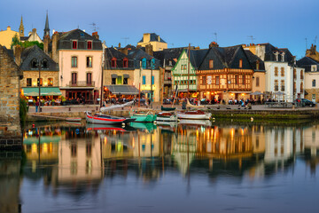 Fototapeta na wymiar Historical Auray Old town in Morbihan, Brittany, France