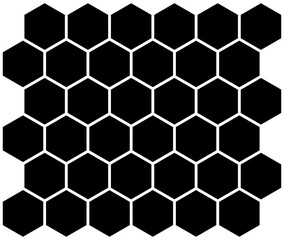 Obraz premium Honeycomb icon. Honeycomb bee natural icons. Yellow honeycomb symbol. Honeycomb Hexagons. Vector illustration