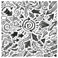 Set of Hand drawn vector Design 