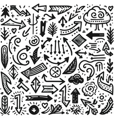 Set of Hand drawn vector Design 