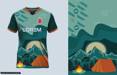 Collection of sports shirts - Soccer jersey for sublimation