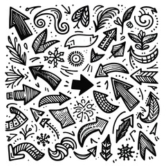 Set of Hand drawn vector Design 