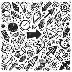 Set of Hand drawn vector Design 