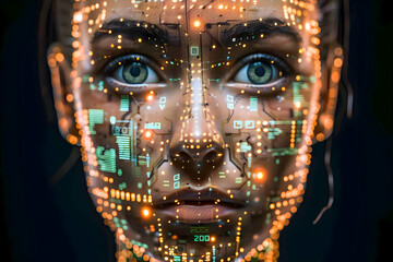 AGI Singularity - Futuristic Artificial General Intelligence Visualization Concept