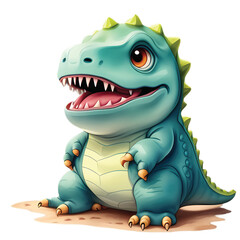 Fototapeta premium Cute Dinosaur cartoon