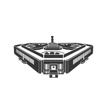 New Indian Parliament vector icon