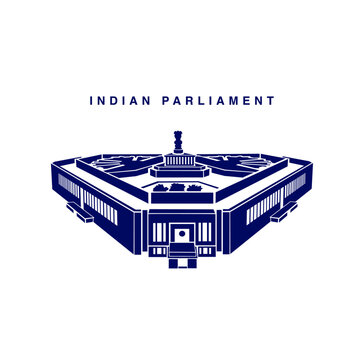 New Indian Parliament vector icon