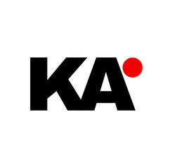 KA company name initial letters monogram