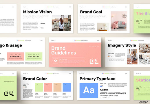 Brand Guidelines Presentation Layout