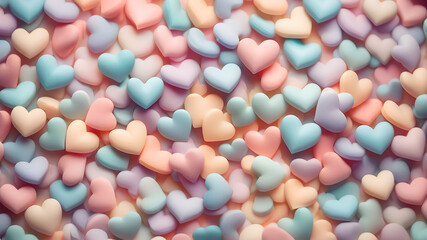 background color pastel heart