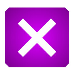 Fototapeta premium cross mark icon vector design element 