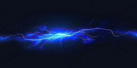 Inky Ignition: An Electrifying Illustration of Lightning's Primal Power
