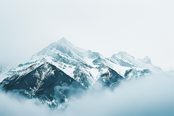 high snow-capped mountains, adventure, cold, 