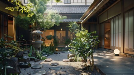 Serene Beauty: Capturing the Timeless Elegance of Traditional Japanese Culture in a Single Frame - A Glimpse of Tranquility