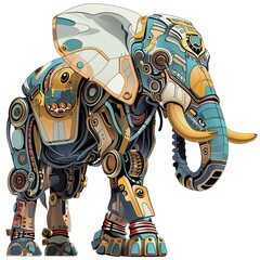 Elephant futuristic fashion