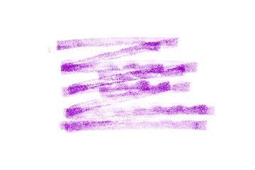 Hand drawn purple zig zag design element transparent background