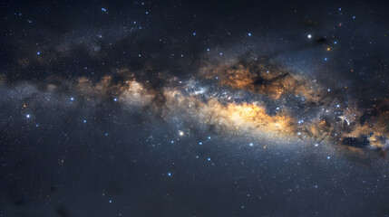 A starry night sky with a large yellow star in the middle