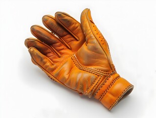 Elegant and Durable Golf Glove on Minimalist White Background