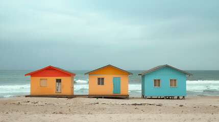 South African Beach Houses with Color