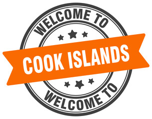 Welcome to Cook Islands stamp. Cook Islands round sign
