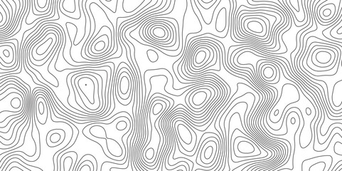 Topographic contour map. Vector cartography illustration. Map in Contour Line Light topographic topo contour. Illustrations of maps Abstract Geometric